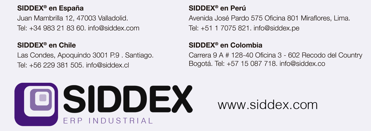 Nuestras delegaciones Siddex