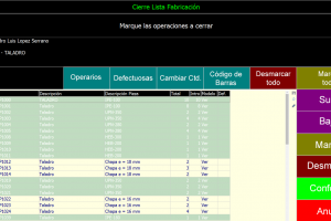 CALDERERIA CIERRE LISTA FABRICACION