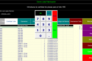 LOTE - CIERRE LISTA FABRICACION