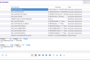 presupuestos erp mecanizados Maestro formulas