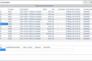 estructuras metalicas-listado de inventario