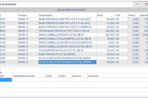 instalaciones electricas-listado de inventario